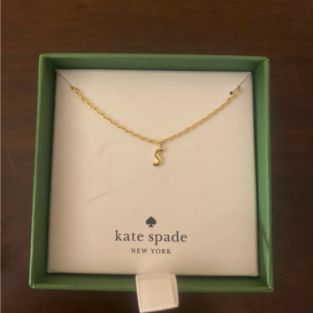 Kate Spade Gold Initial Necklace